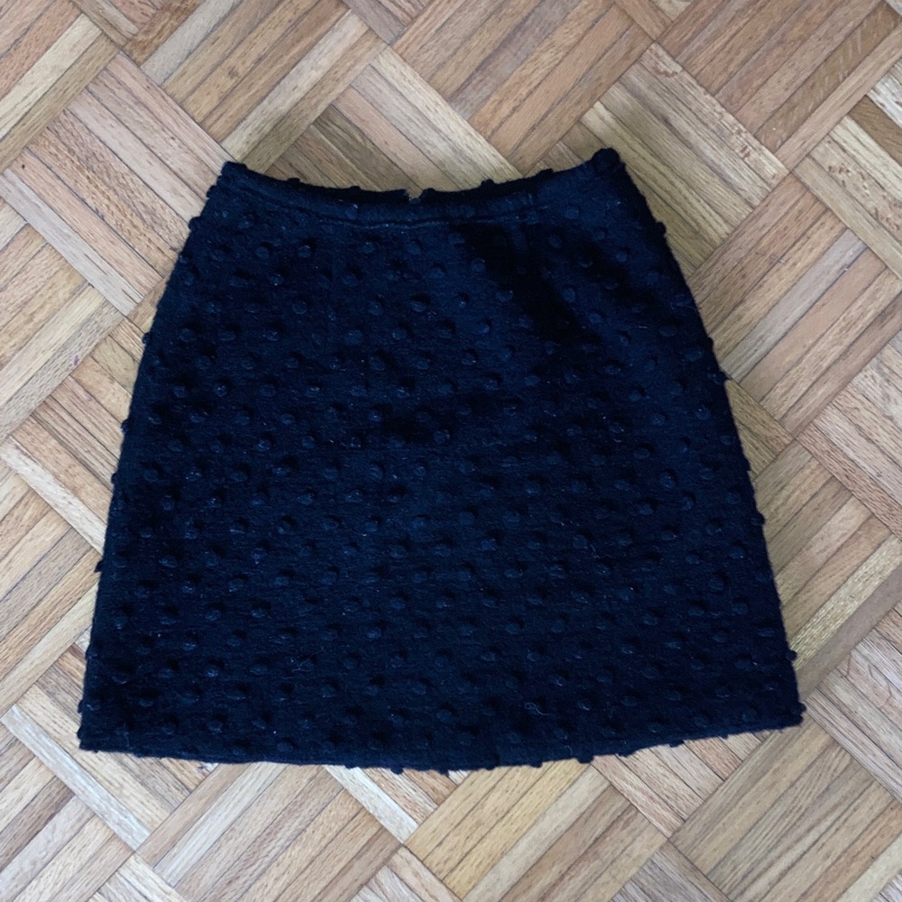 Bellanatur S Wool stay warm Black Textured Women's Skirt from Berlin
